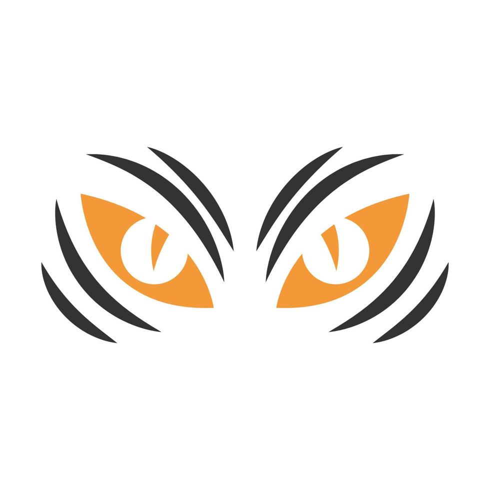 design de logotipo de ícone de logotipo de tigre vetor