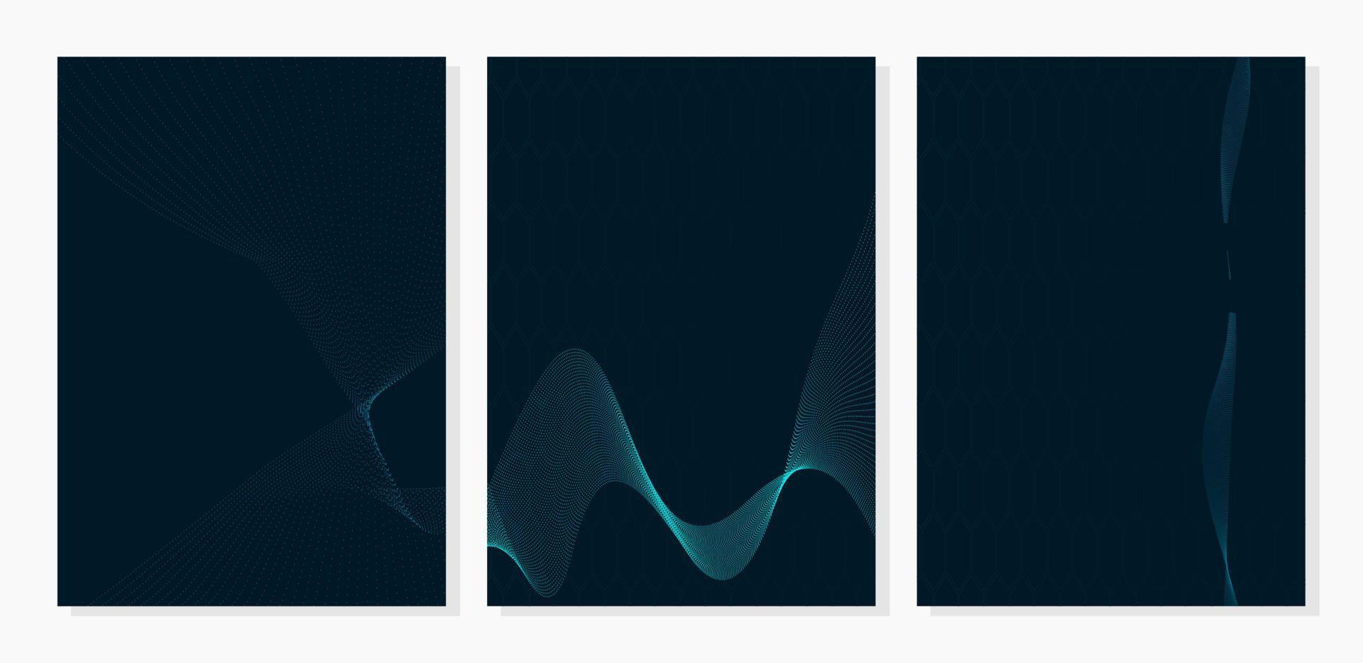 pôster ou capa de estrutura de partícula abstrata. conceito científico ou médico. estruturas moleculares ou ilustração vetorial de engenharia química vetor