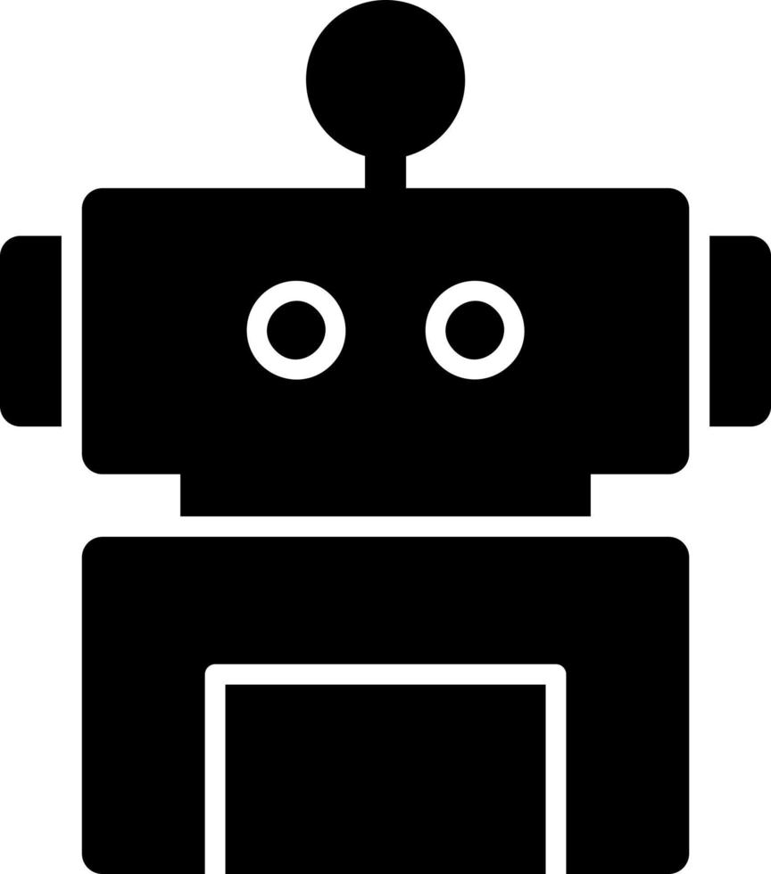design de ícone de vetor de robótica