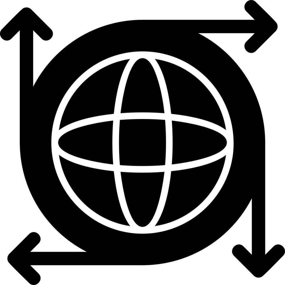design de ícone de vetor de infraestrutura global