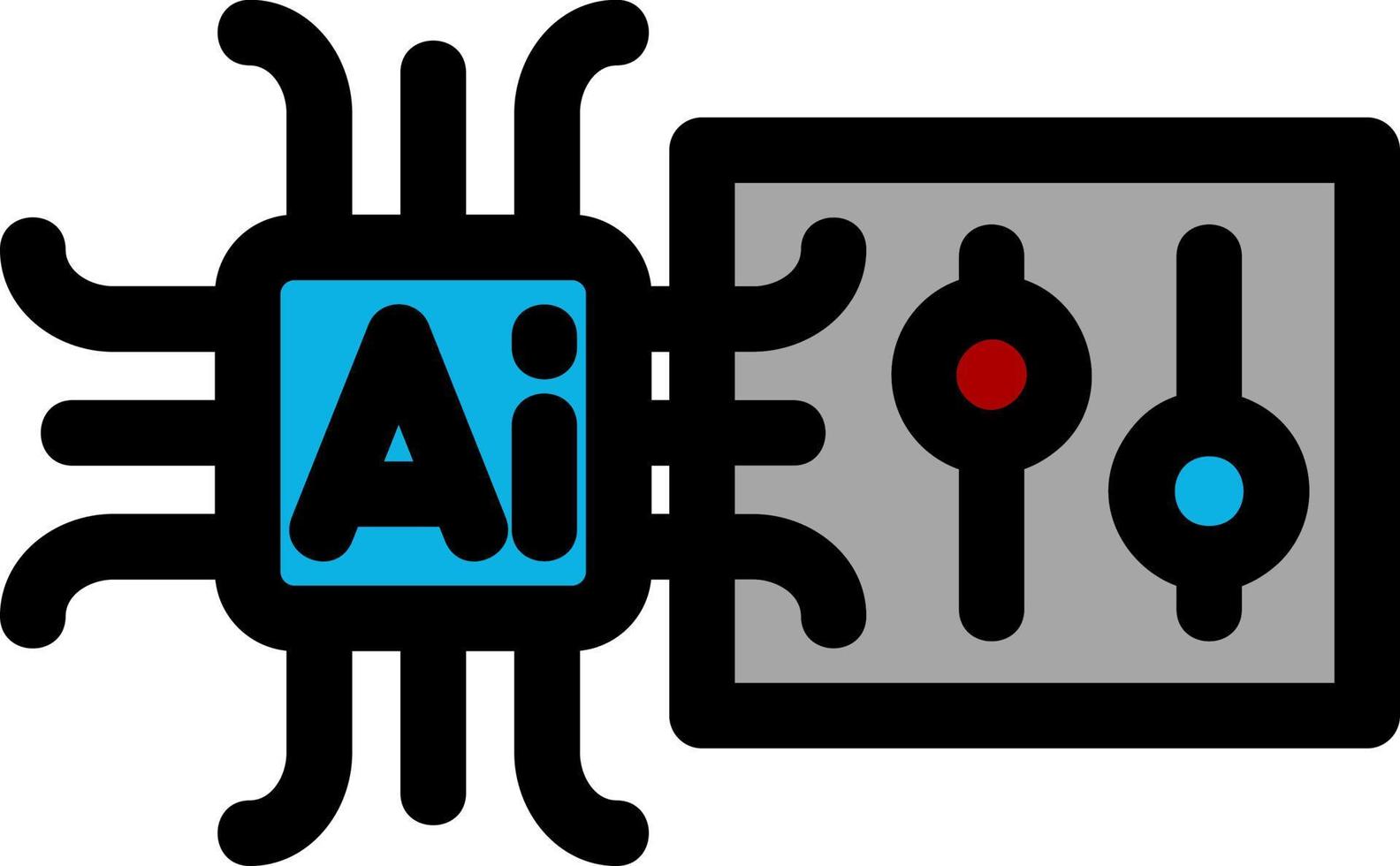 design de ícone de vetor de controle inteligente