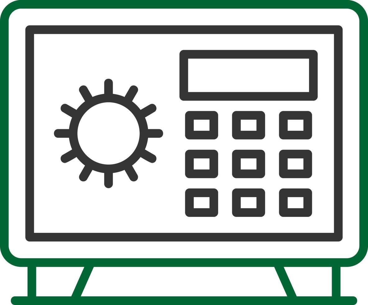 design de ícone criativo de caixa segura vetor