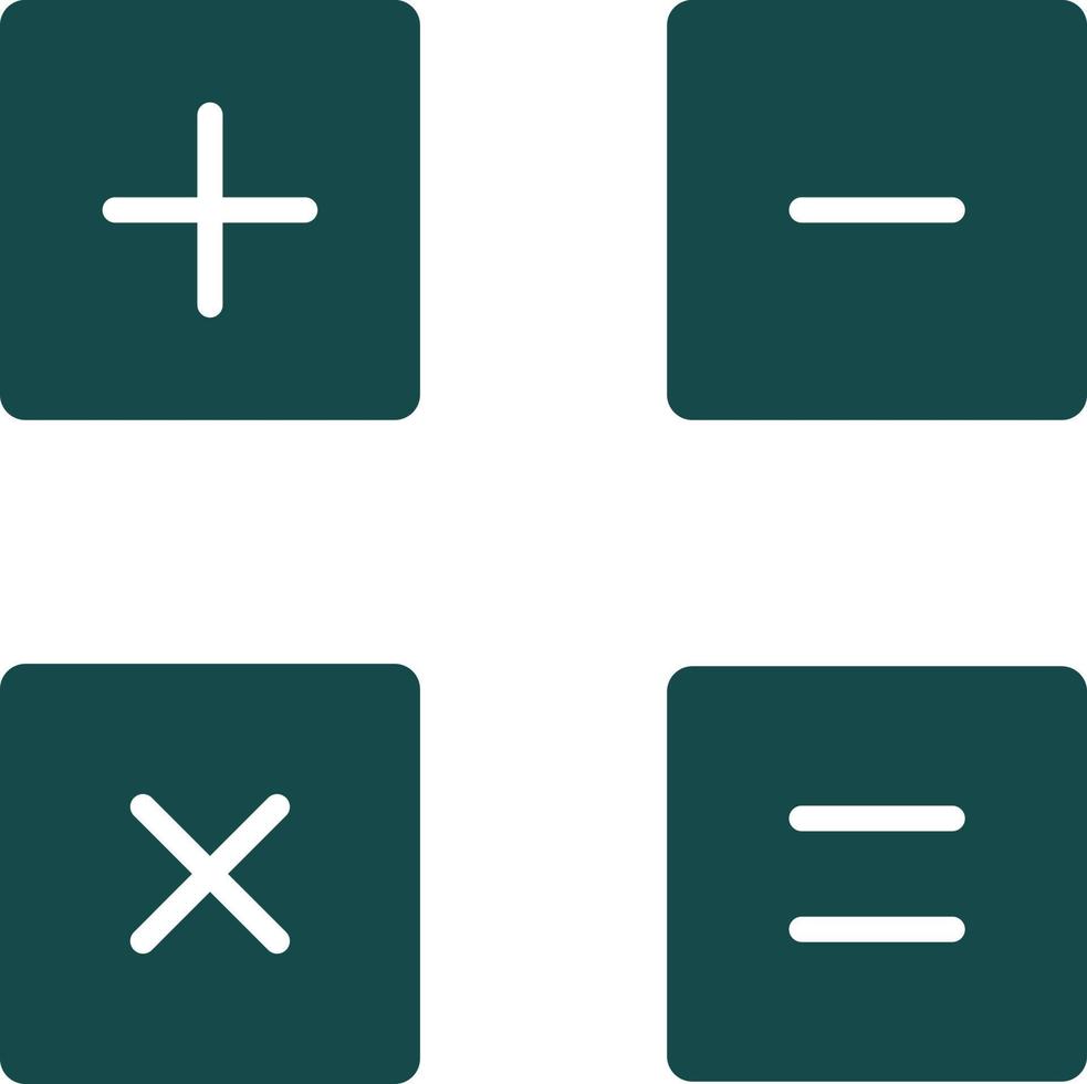 design de ícone de vetor de matemática