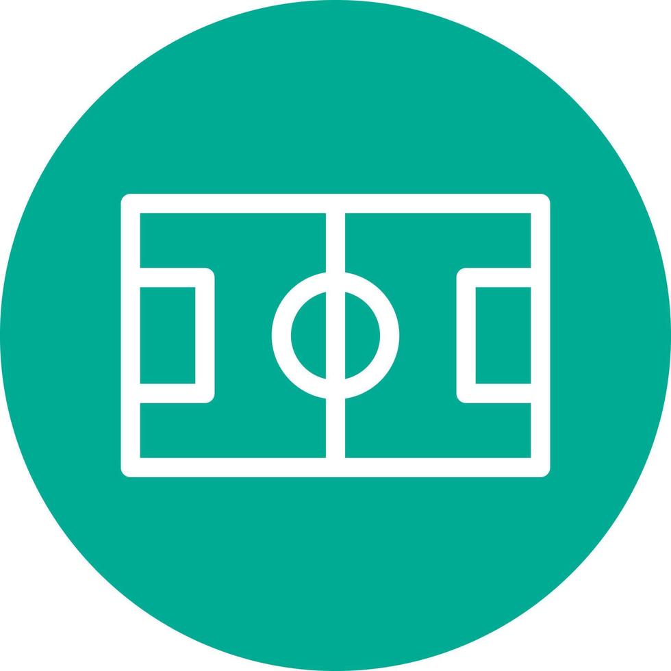 design de ícone de vetor de campo de futebol