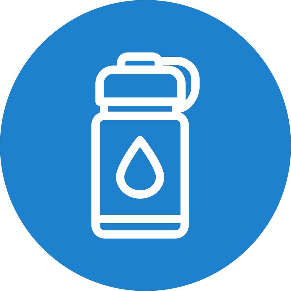 design de ícones vetoriais de garrafas de água vetor