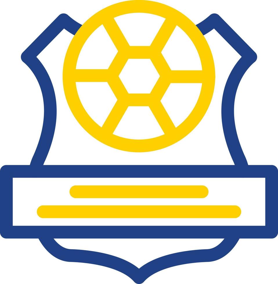 design de ícone de vetor de clube de futebol