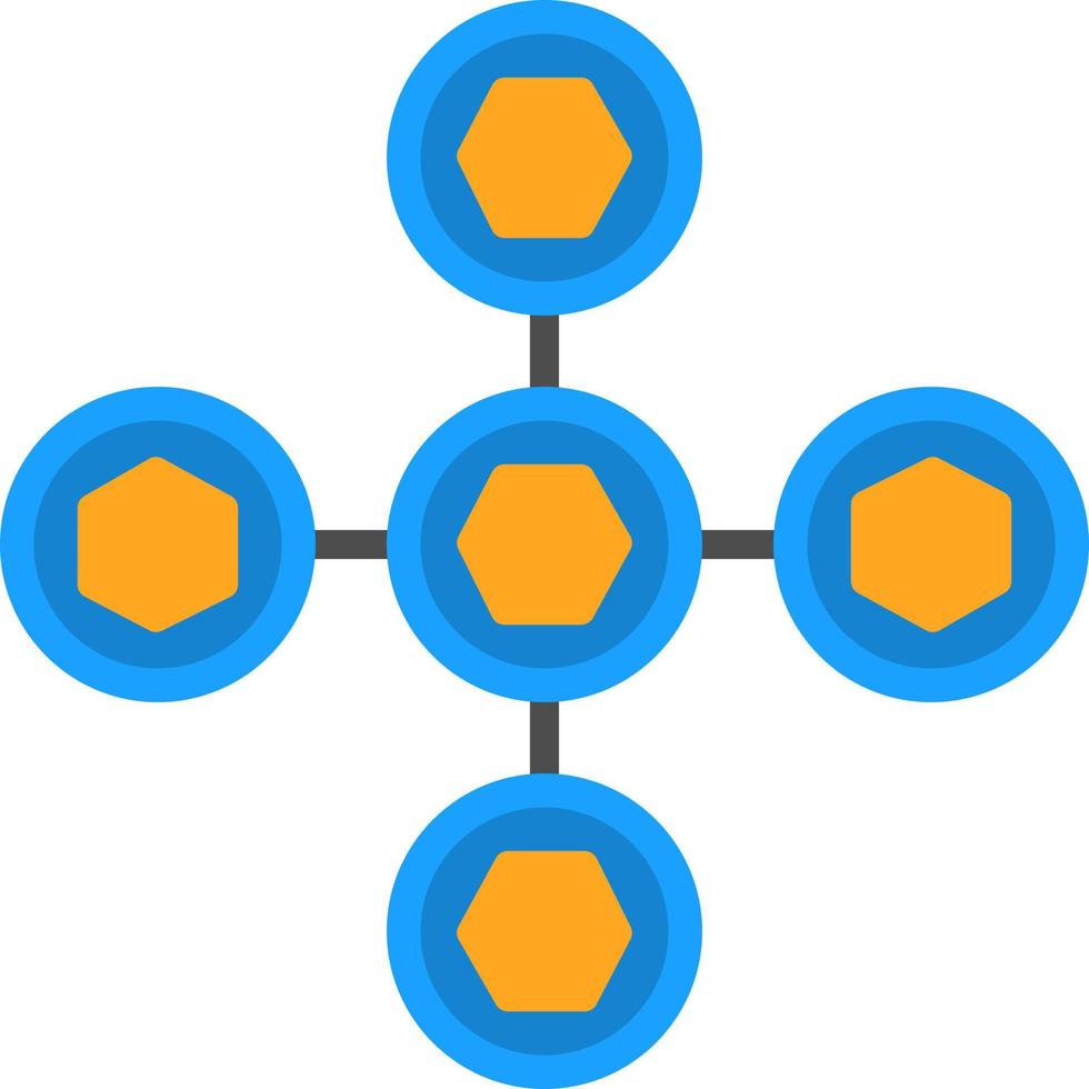 design de ícones vetoriais de interações biomoleculares vetor