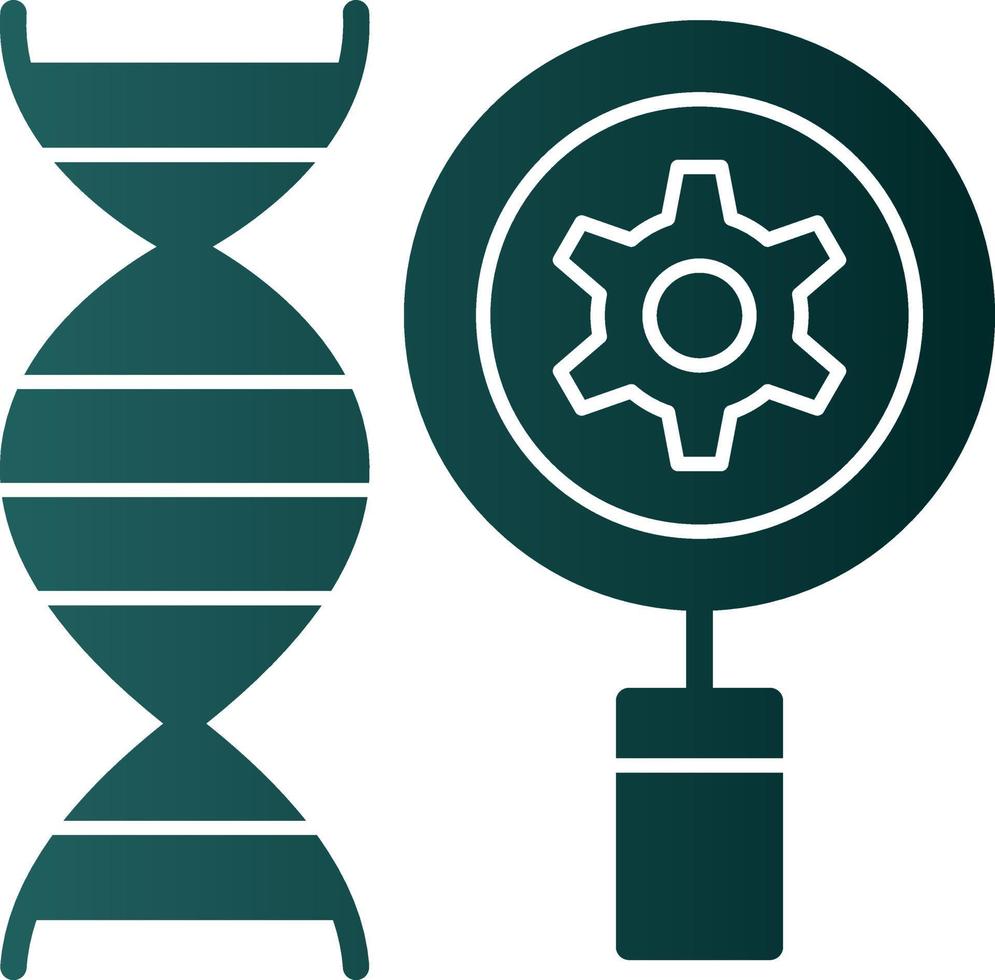 design de ícone de vetor de descoberta genética