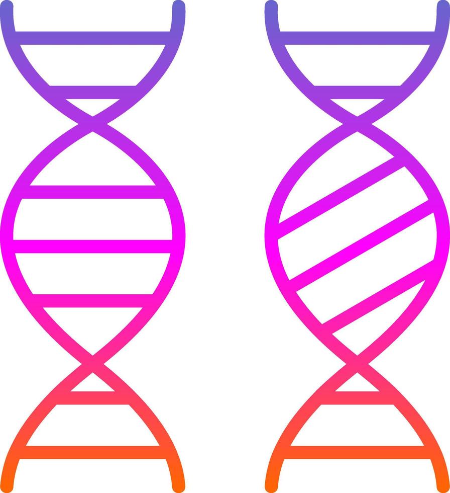 design de ícone de vetor de comparação genética