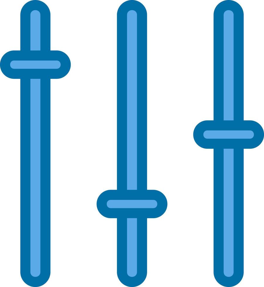 design de ícone de vetor de controles deslizantes