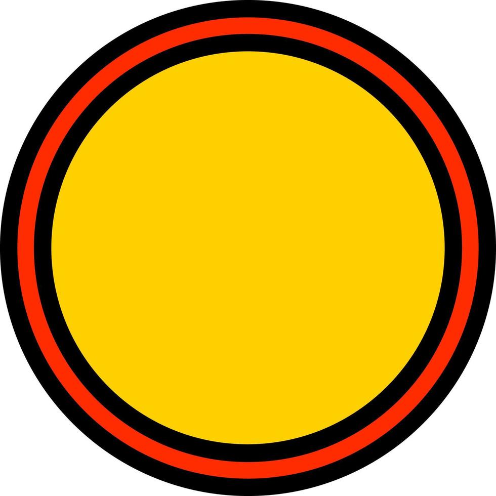design de ícone de vetor de círculo