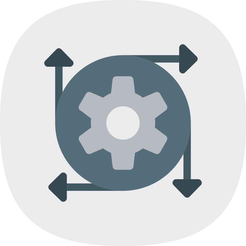 design de ícone de vetor de transformação de dados