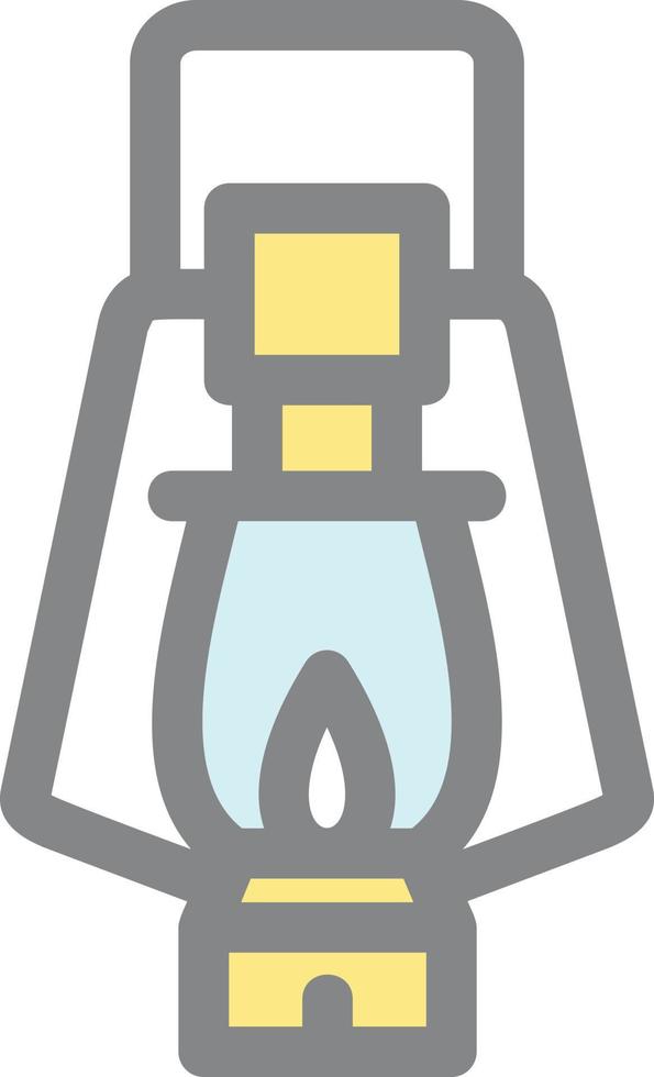 design de ícone de vetor de lanterna do deserto