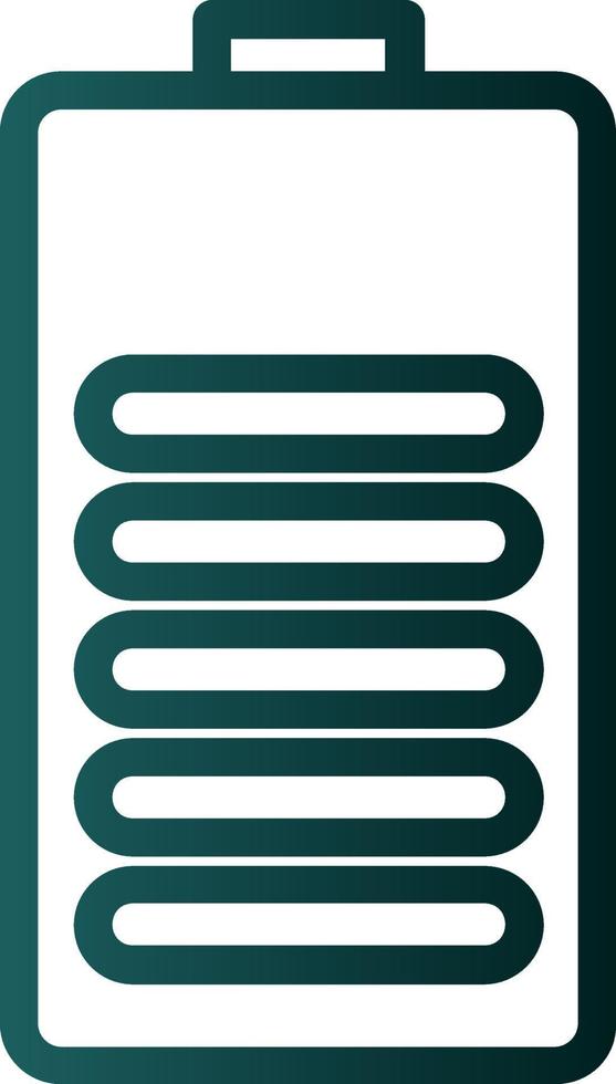design de ícone de vetor de bateria