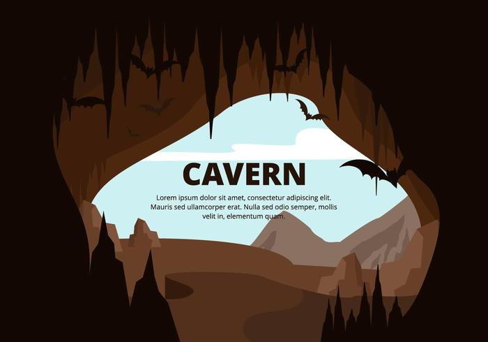 Ilustração da Caverna vetor