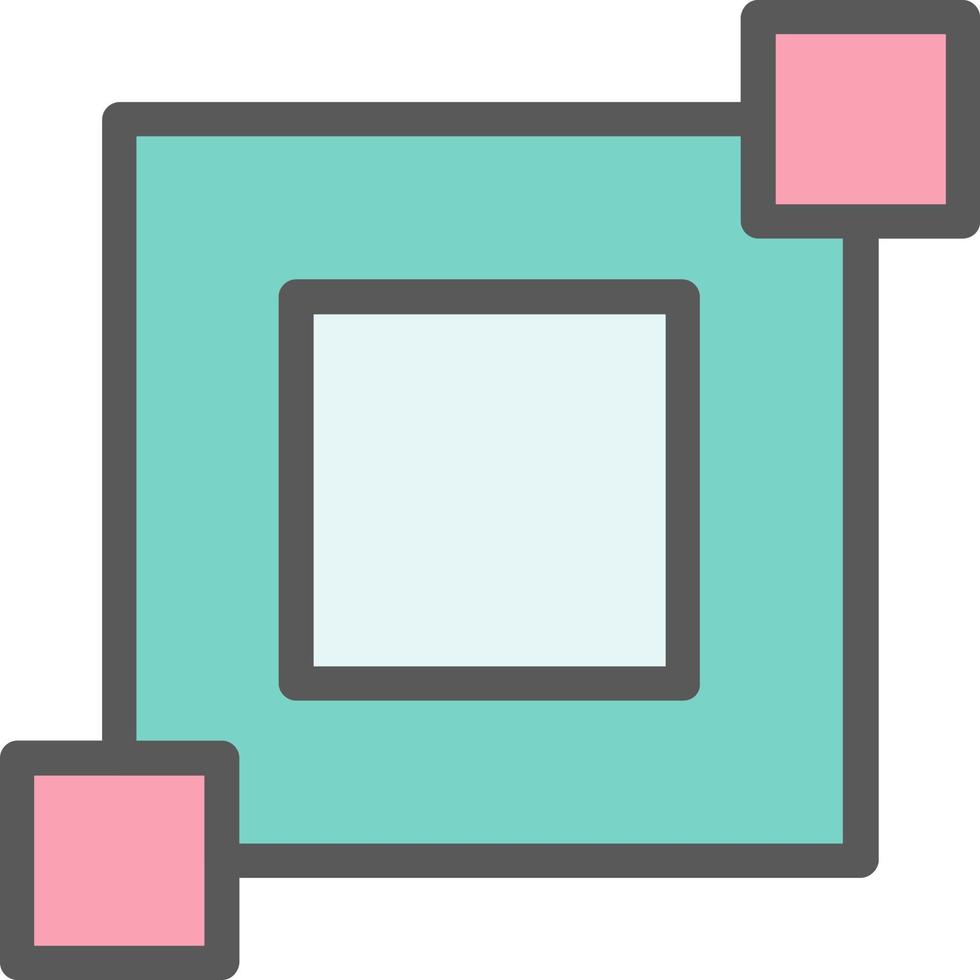 design de ícone de vetor quadrado de vetor