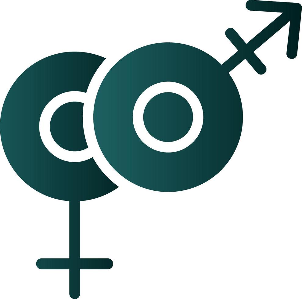 design de ícone vetorial transgênero vetor