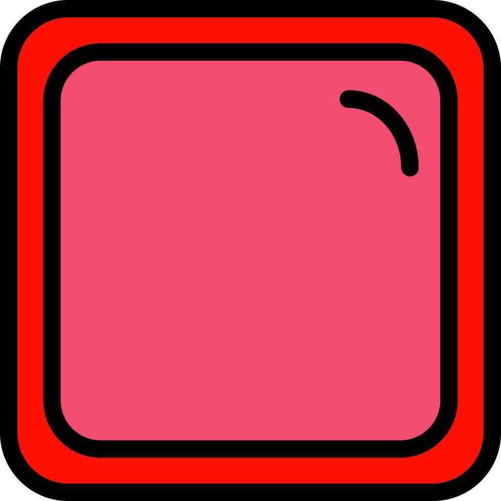 design de ícone vetorial quadrado vetor