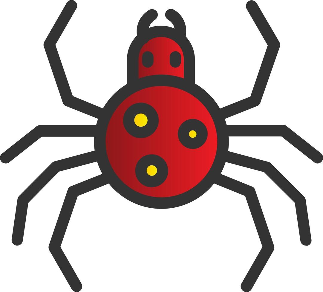 design de ícone de vetor de aranha