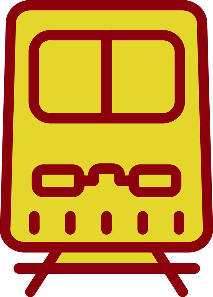 design de ícone de vetor de metrô