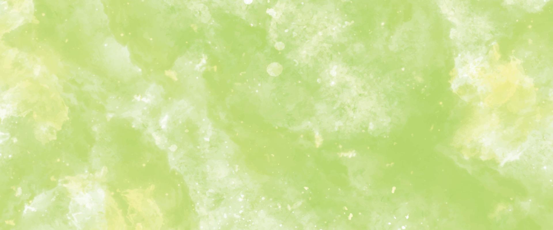 fundo verde abstrato com gotas, textura criativa desenhada à mão de tons de verde e branco. tela de aquarela texturizada de papel aquarela para design criativo moderno. fundo com partículas. lavar água vetor
