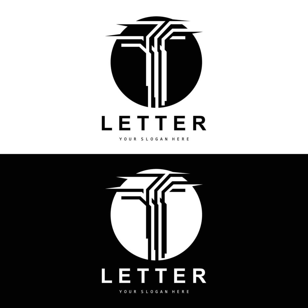 logotipo da letra t, vetor de estilo de letra moderno, design adequado para marcas de produtos com letra t