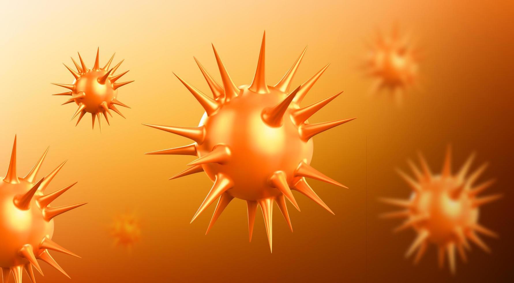 vírus corona de fundo de coronavírus ou células sars vetor