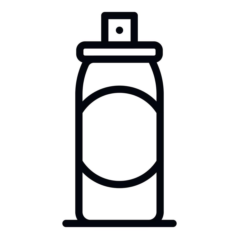 ícone de desodorante de ar, estilo de estrutura de tópicos vetor