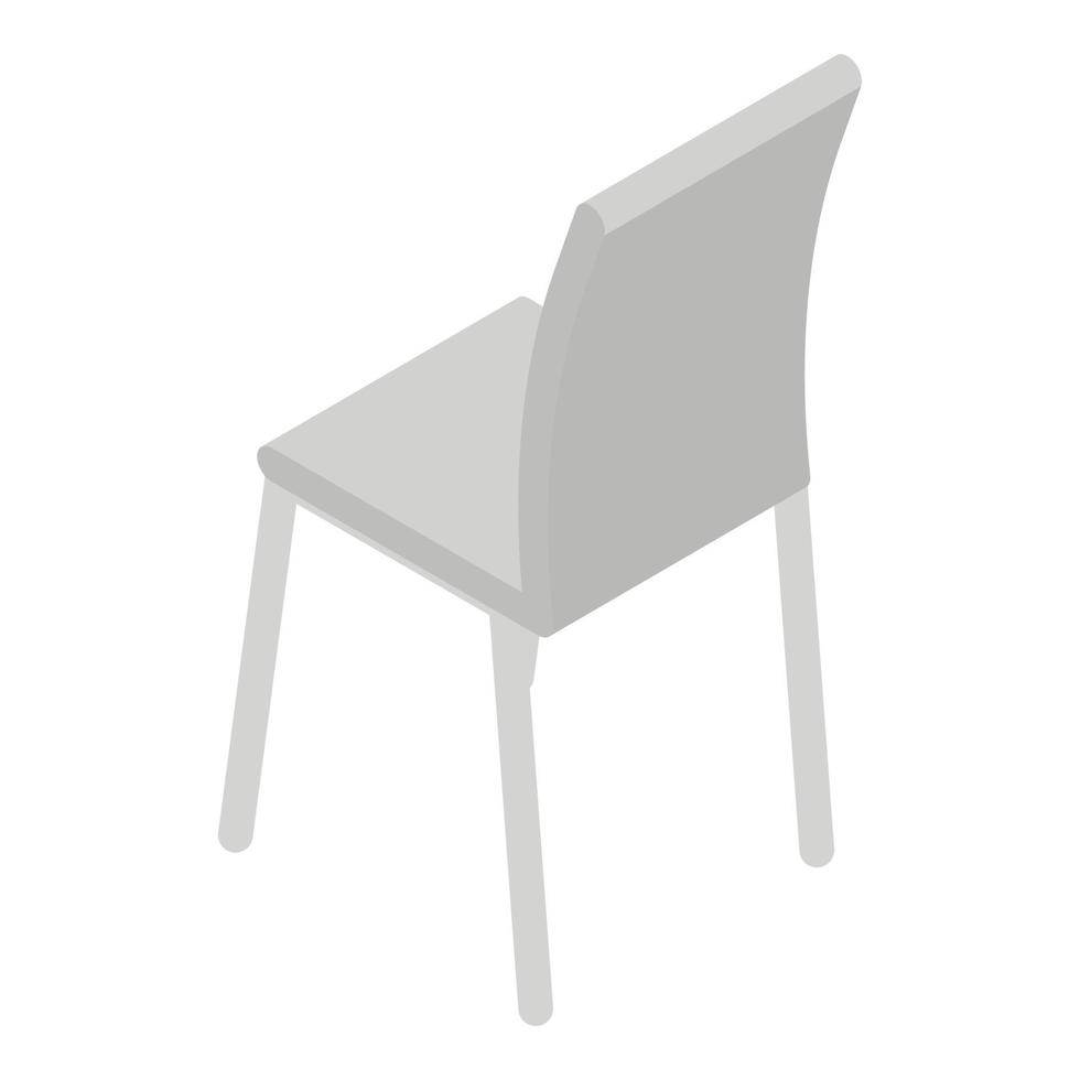 ícone de cadeira de cozinha, estilo isométrico vetor