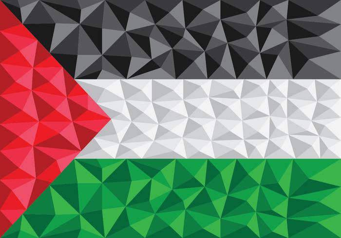 Bandeira da Palestina vetor