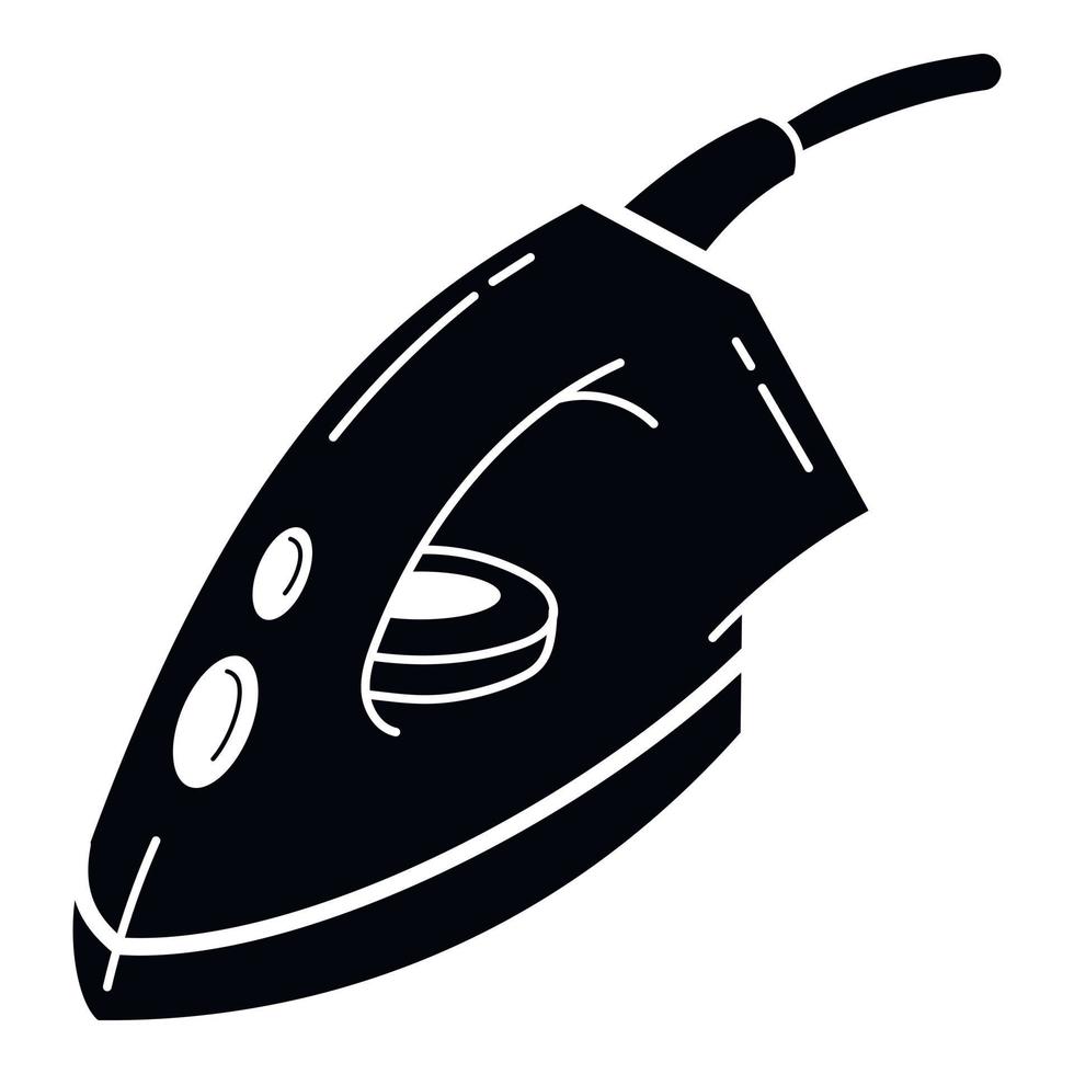 ícone de ferro, estilo simples vetor