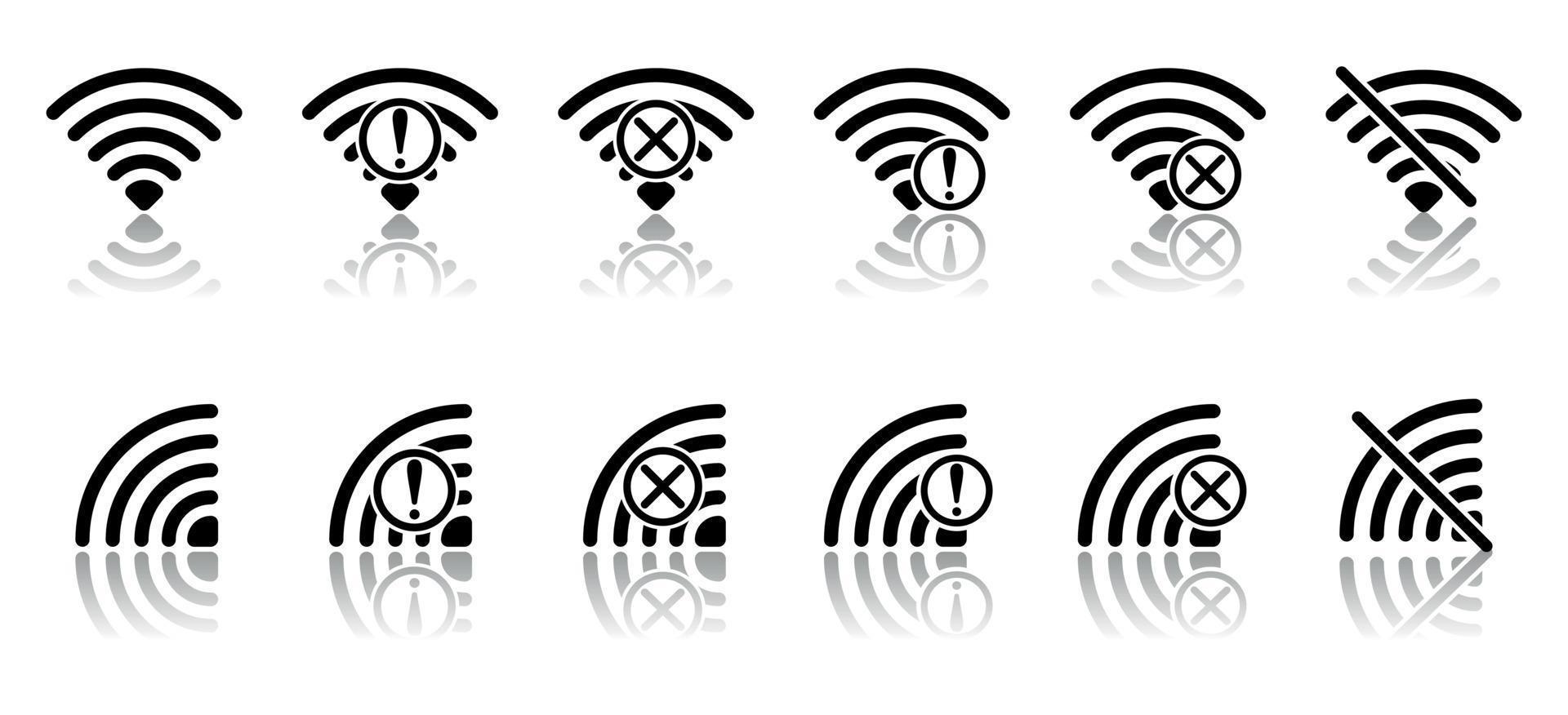 download de vetores gratuitos de design de ícone de rede wi-fi