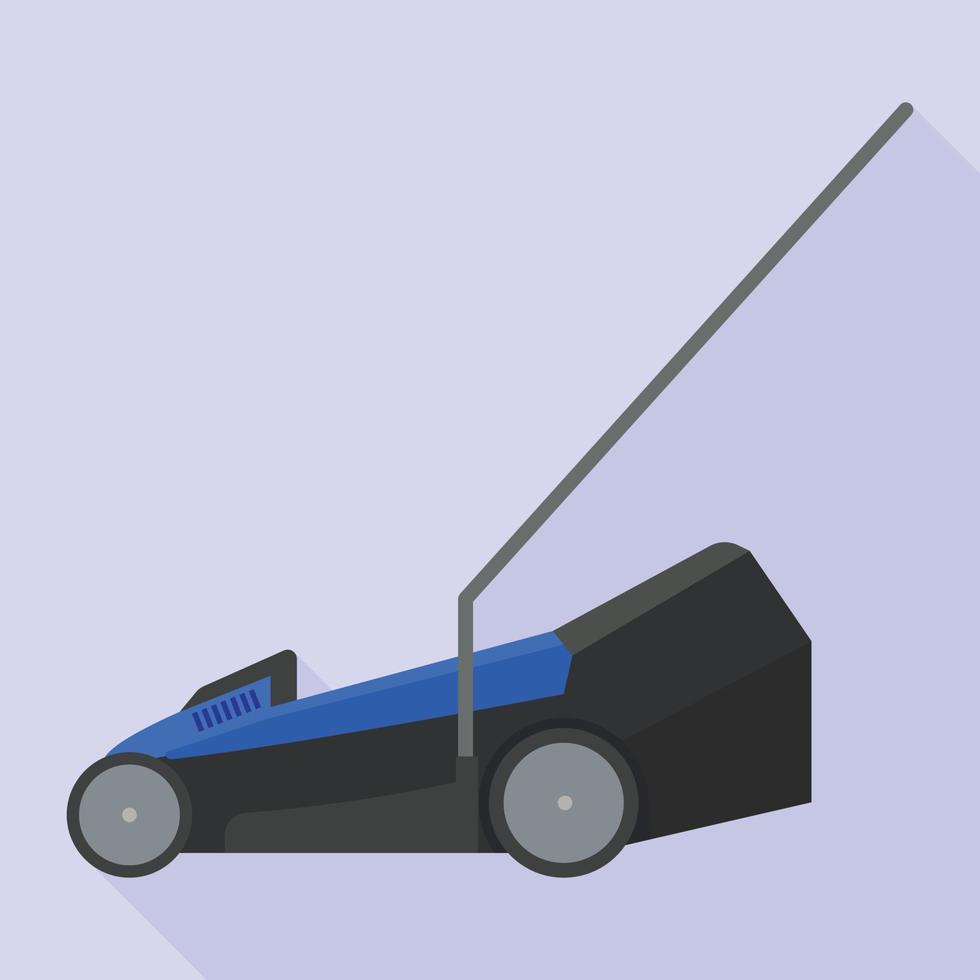 ícone do cortador de grama elétrico, estilo simples vetor