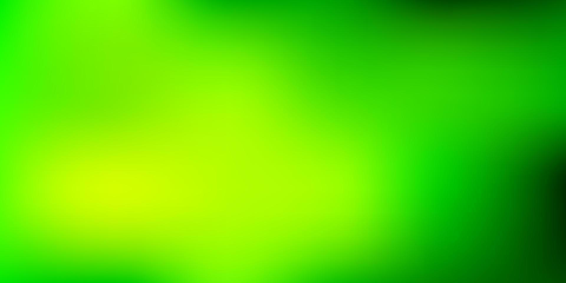 pano de fundo desfocado vector verde e amarelo claro.