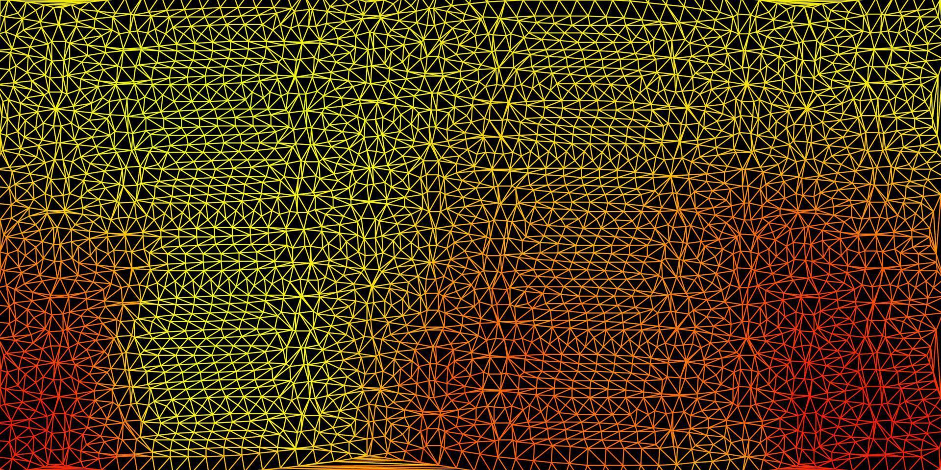 papel de parede poligonal geométrico de vetor verde escuro e amarelo.