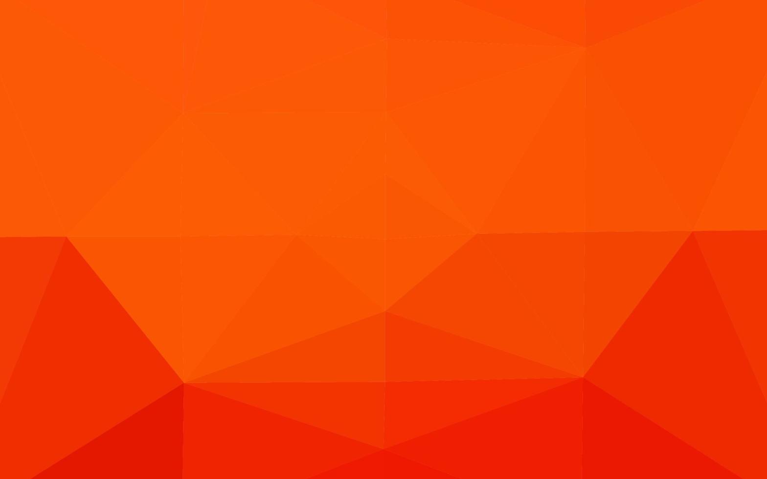 layout de baixo poli de vetor laranja claro.