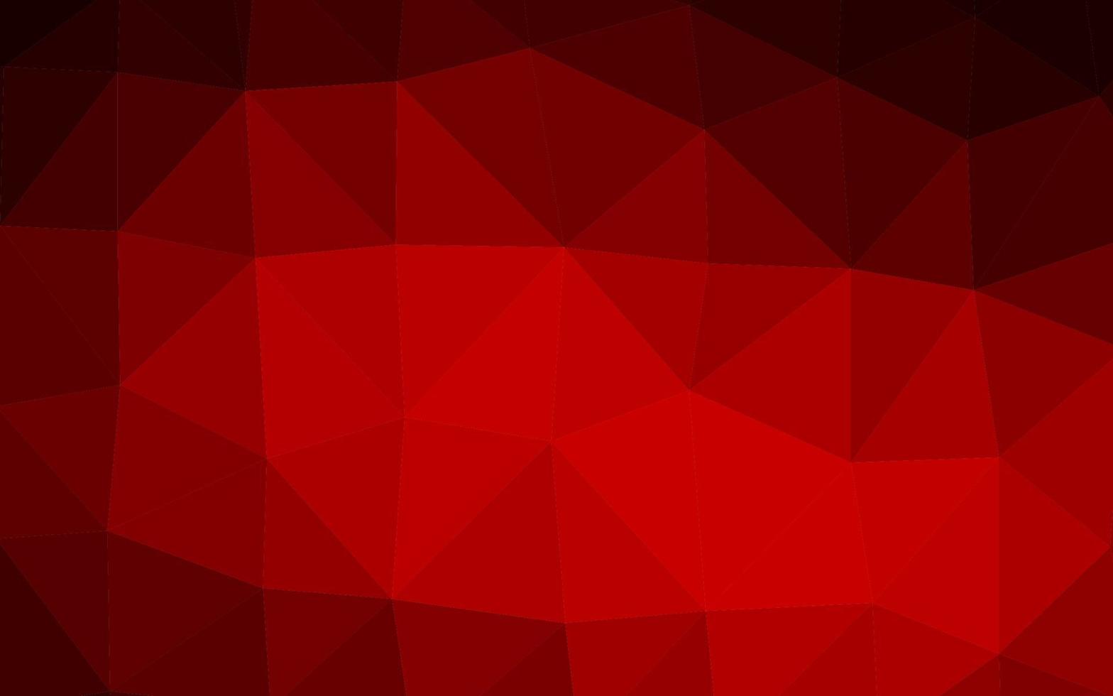fundo abstrato do polígono do vetor vermelho claro.
