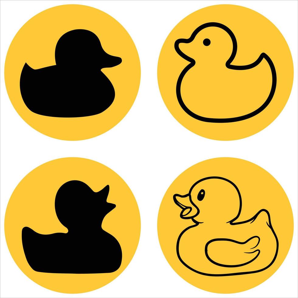 coleção de patos vetor