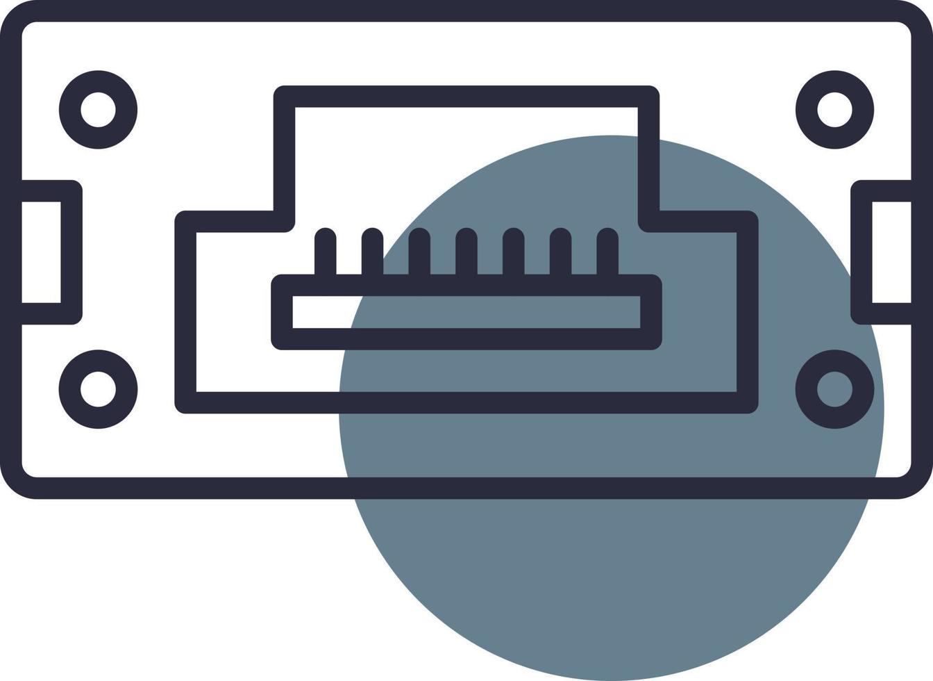 design de ícone criativo HDMI vetor