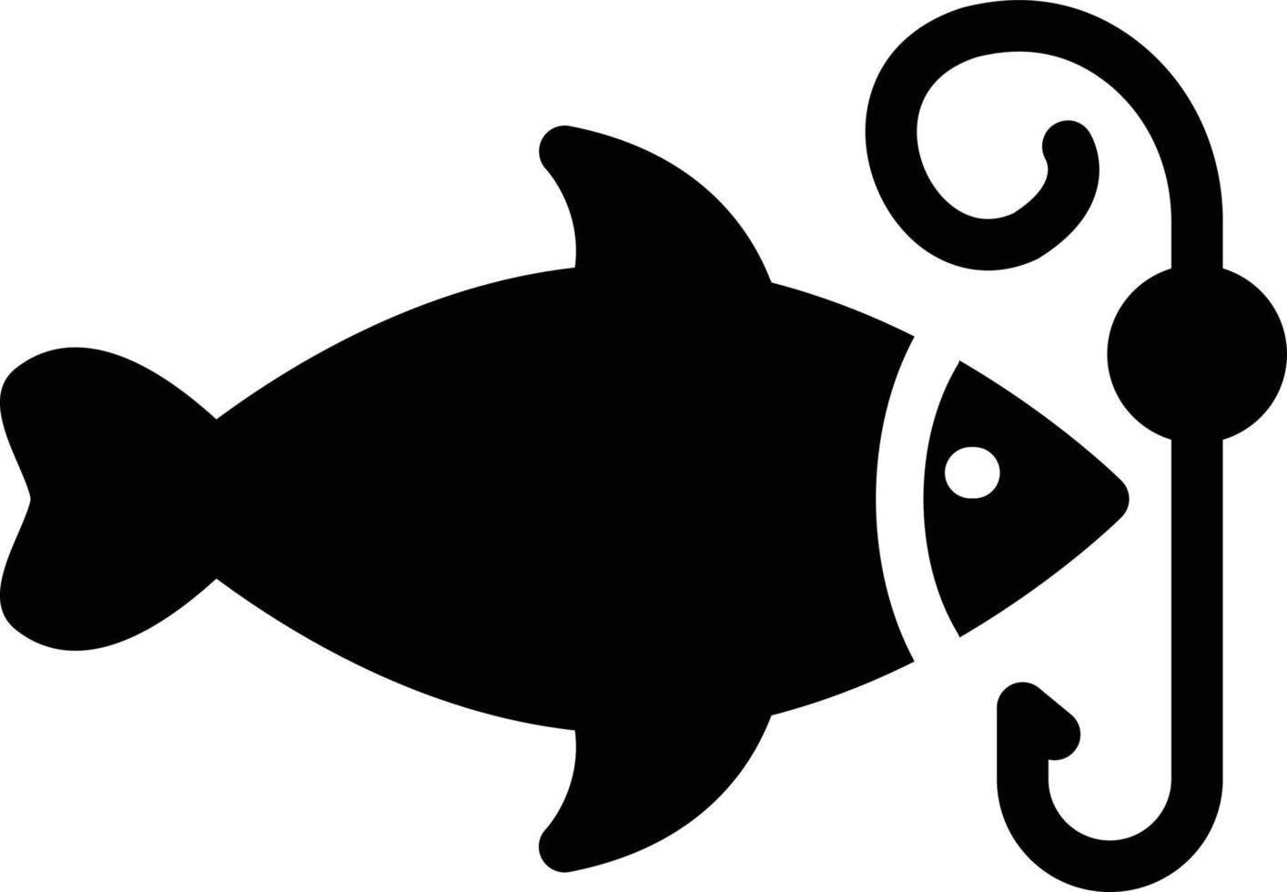 ilustração em vetor gancho de peixe em um icons.vector de qualidade background.premium para o conceito e design gráfico.