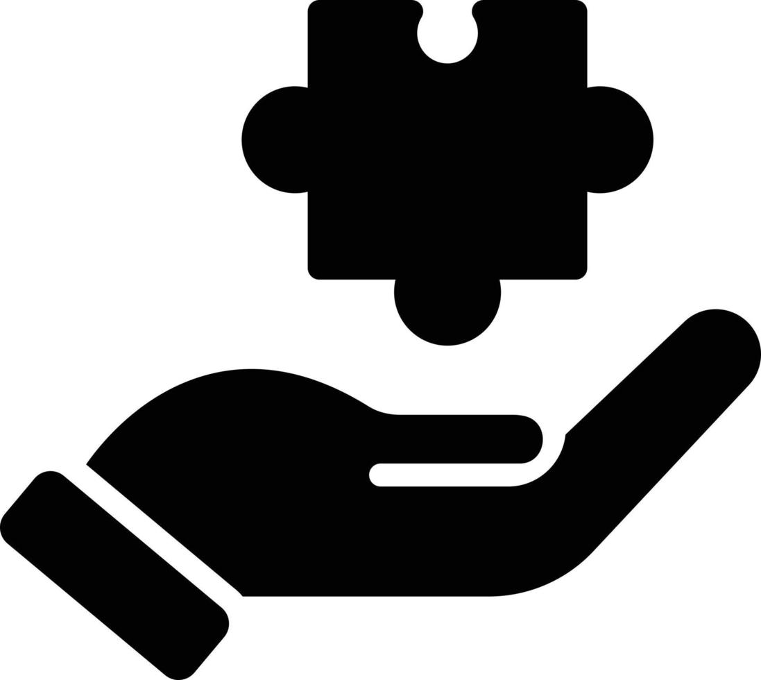 ilustração vetorial de quebra-cabeça de mão em um icons.vector de qualidade background.premium para conceito e design gráfico. vetor