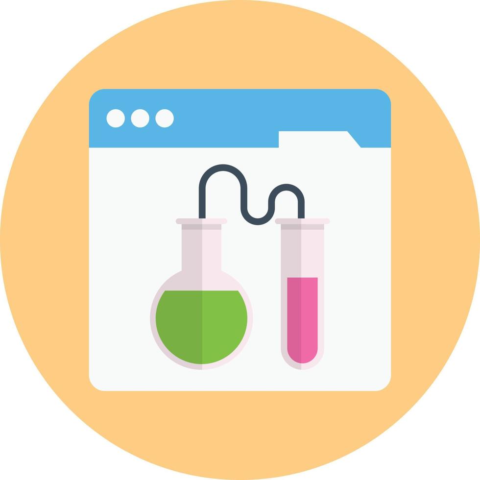 ilustração vetorial de laboratório on-line em um icons.vector de qualidade background.premium para conceito e design gráfico. vetor