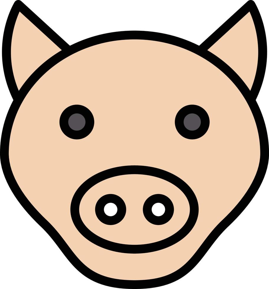ilustração vetorial porquinho em ícones de símbolos.vector de qualidade background.premium para conceito e design gráfico. vetor