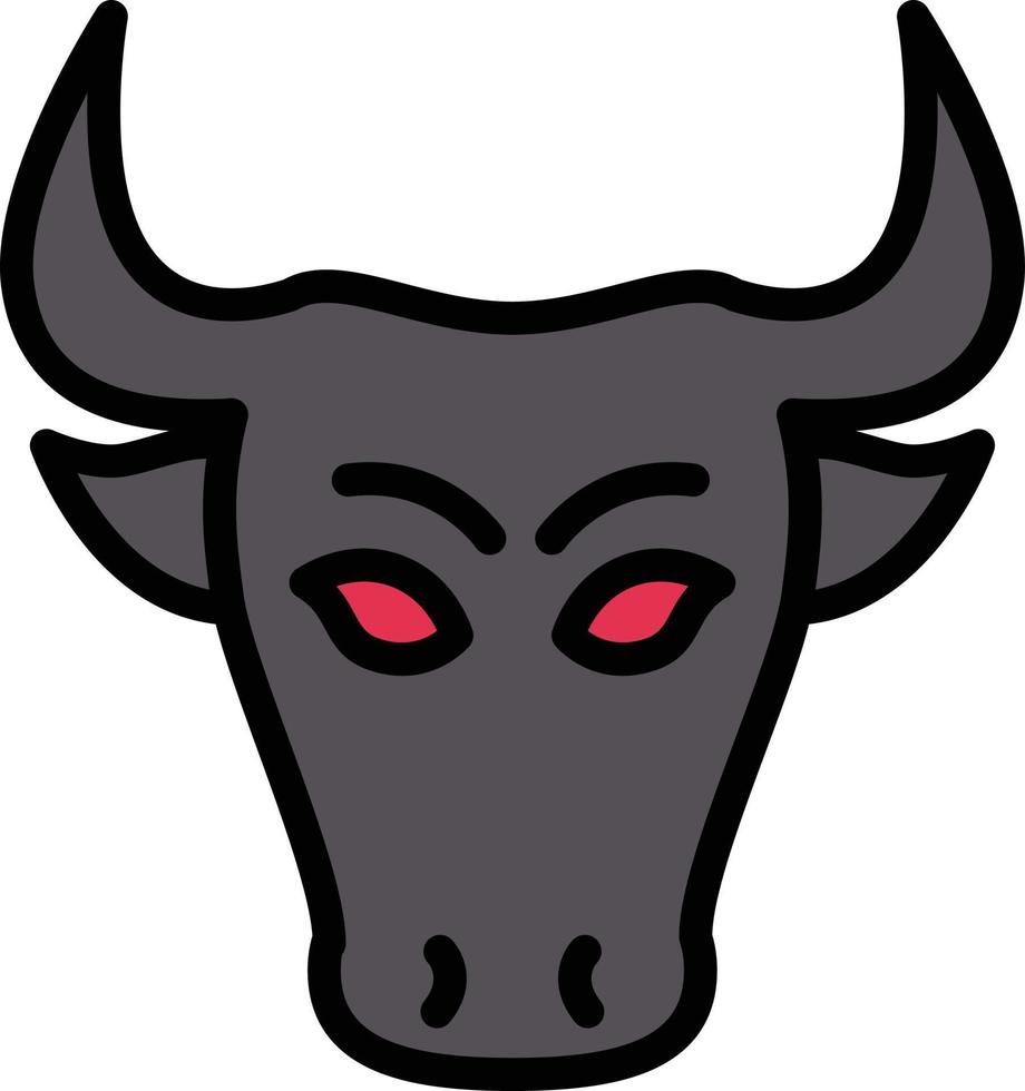 ilustração vetorial touro em ícones de uma qualidade background.premium symbols.vector para conceito e design gráfico. vetor
