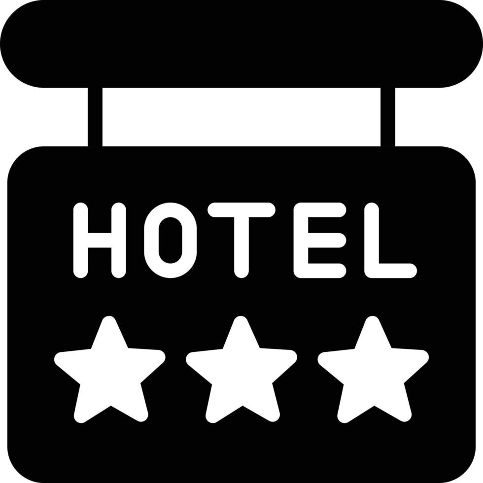 ilustração em vetor hotel três estrelas em um icons.vector de qualidade background.premium para conceito e design gráfico.