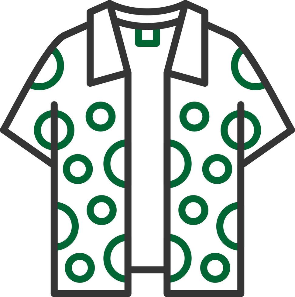 design de ícone criativo de camisa vetor