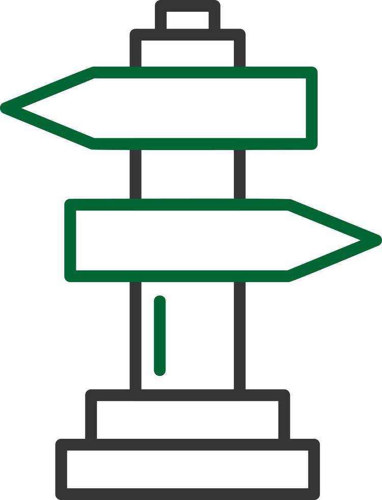 design de ícone criativo de sinal de trânsito vetor