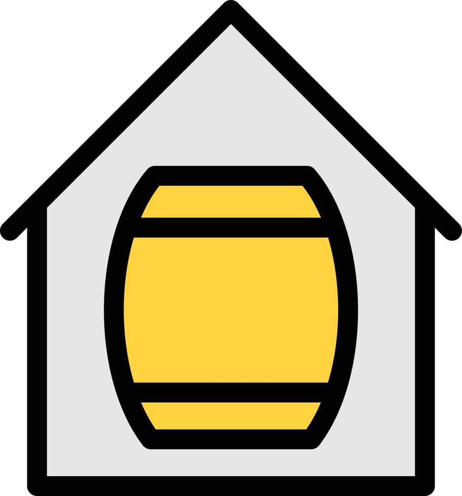 ilustração em vetor casa cervejaria em um icons.vector de qualidade background.premium icons para conceito e design gráfico.