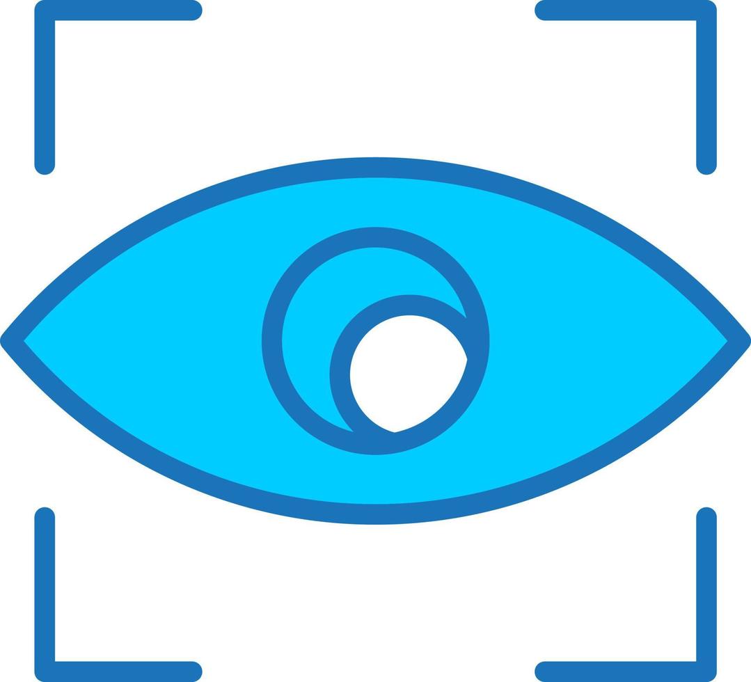 ícone de vetor de olhos arregalados
