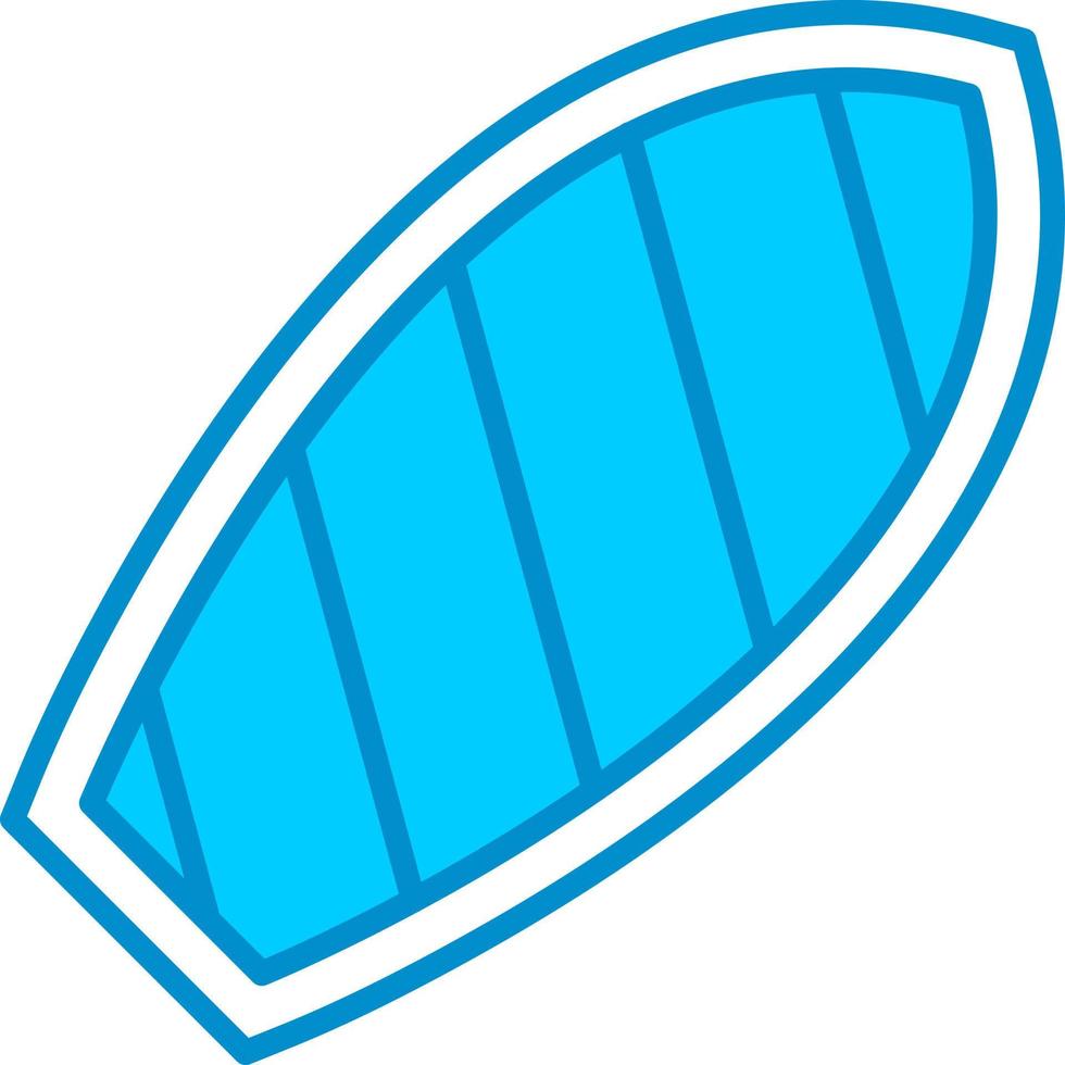 design de ícone criativo de prancha de surf vetor